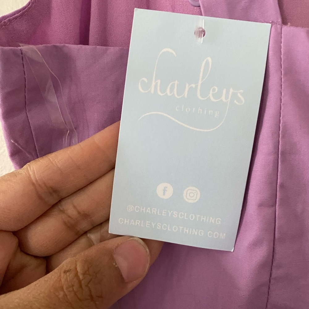 ⭐️Gala Perfection lavender maxi. Scalloped neckline - Picture 15 of 16